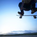 Skateboarder Mid-air