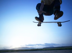 Skateboarder Mid-air