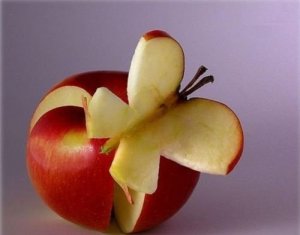 mariposa manzana