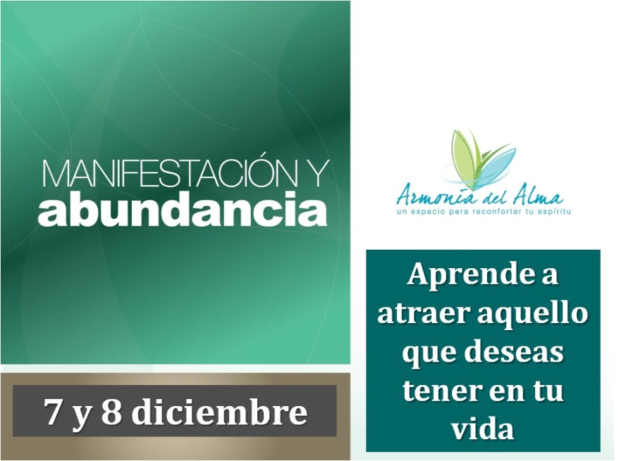 anuncio manifestacion y abundancia