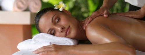 gota de lluvia masaje