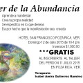 Taller Abundancia Isami