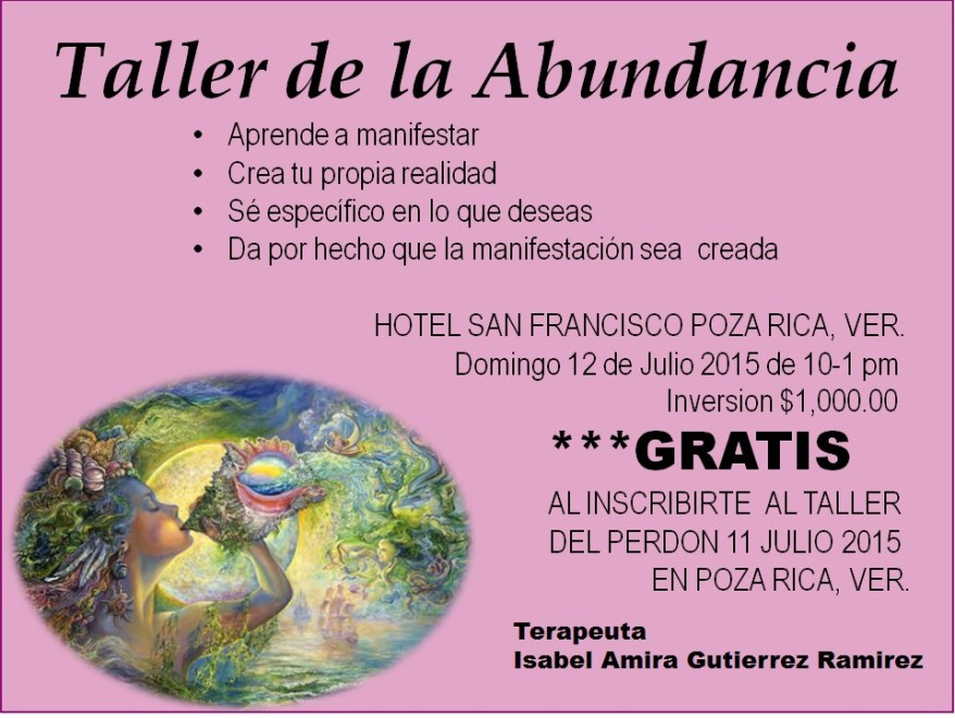 Taller Abundancia Isami