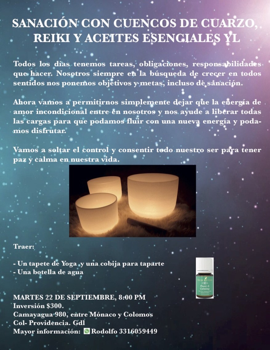 meditacion cuencos con aceites esenciales Young Living