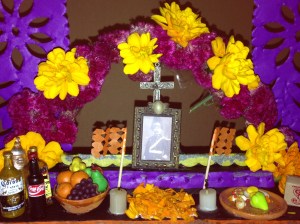 altar de muertos Mayor Enrique Julio Flores López