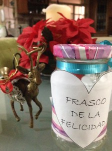 frasco de felicidad