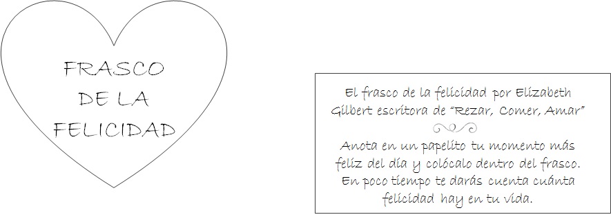 frascos de felicidad etiquetas