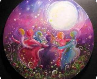 seres de luz luna mundo