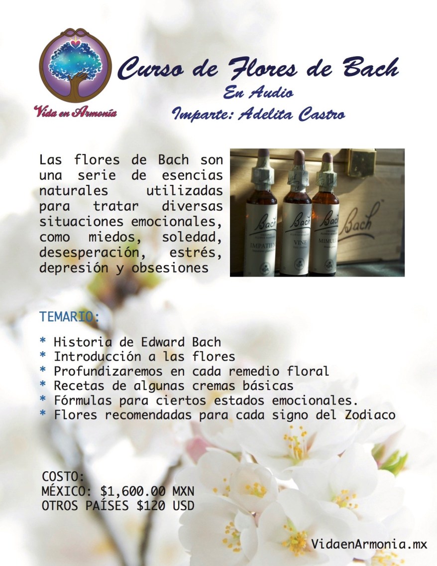 curso flores de bach adelita