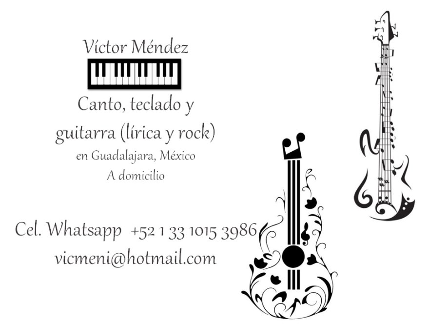 canto guitarra teclado