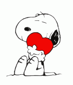 perro corazon snoopy