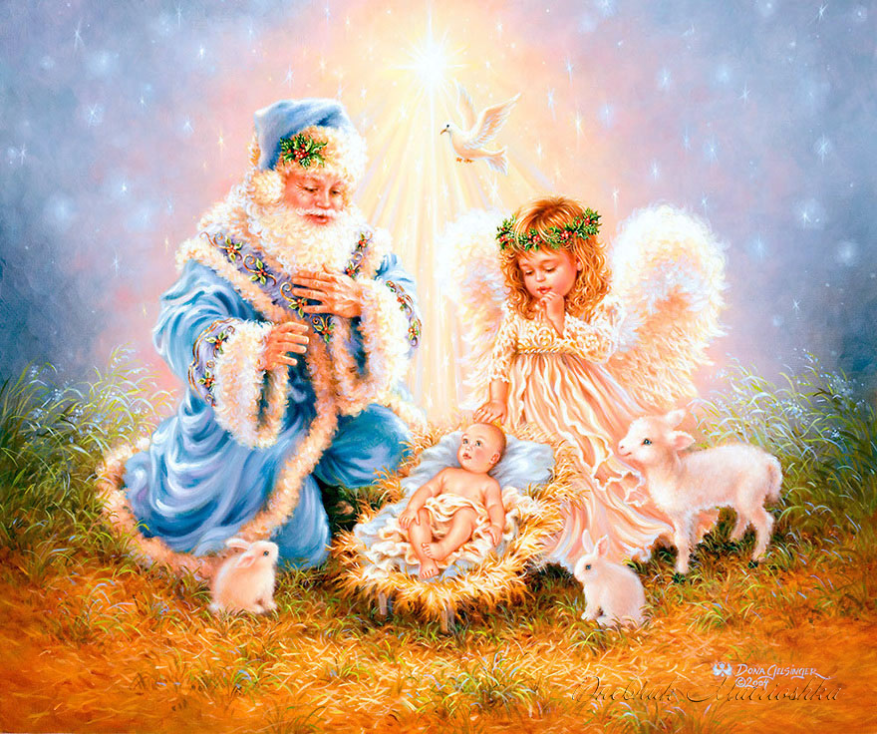 angelnavidad santa claus